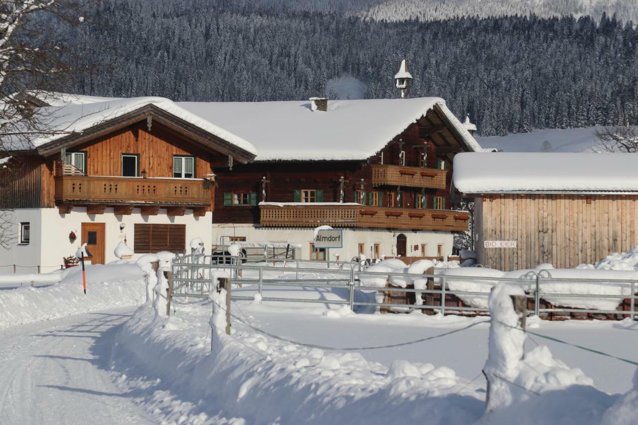 Apartament Biobauernhof Jagglhof Saalfelden Zewnętrze zdjęcie